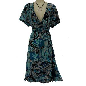 Kohls Apt 9 Elegant Paisley Wrap Dress